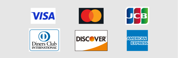 ご利用可能なクレジットカード